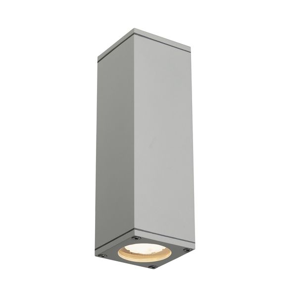 THEO UP/DOWN OUT wall l., GU10 max.2x35W, square, silvergrey image 5
