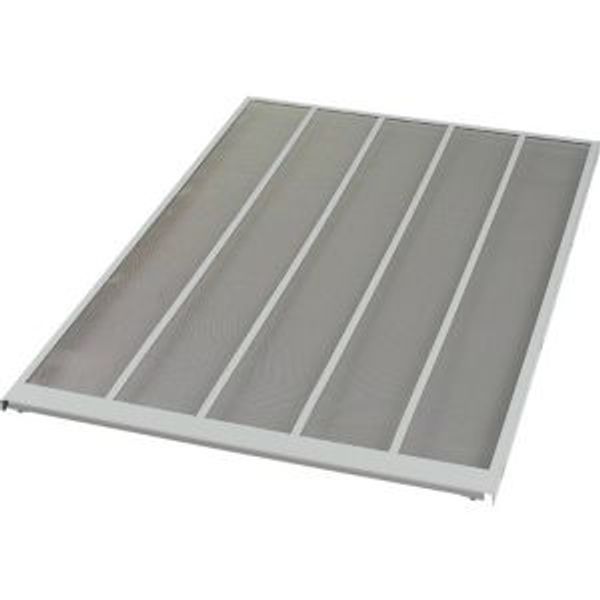 Grid / metal braiding IP4X for rear walls, 5 columns, grey image 4