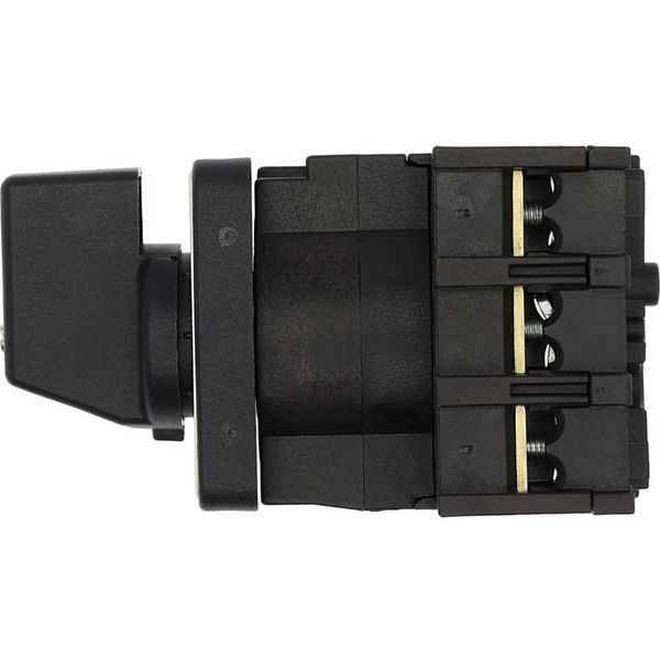 On-Off switch, P1, 32 A, flush mounting, 3 pole, with black thumb grip and front plate image 13