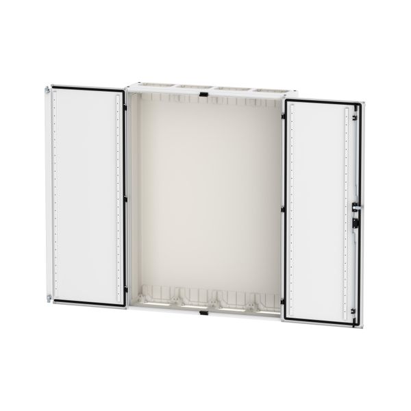 Wall-mounted enclosure EMC2 empty, IP55, protection class II, HxWxD=1400x1050x270mm, white (RAL 9016) image 9
