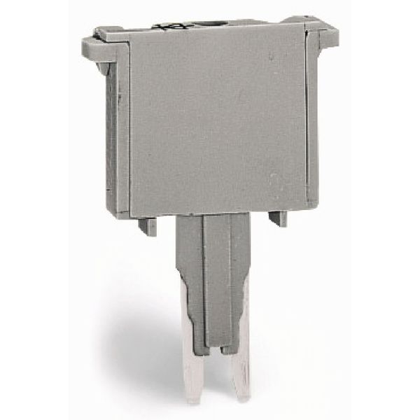 Component plug for carrier terminal blocks 2-pole gray image 2