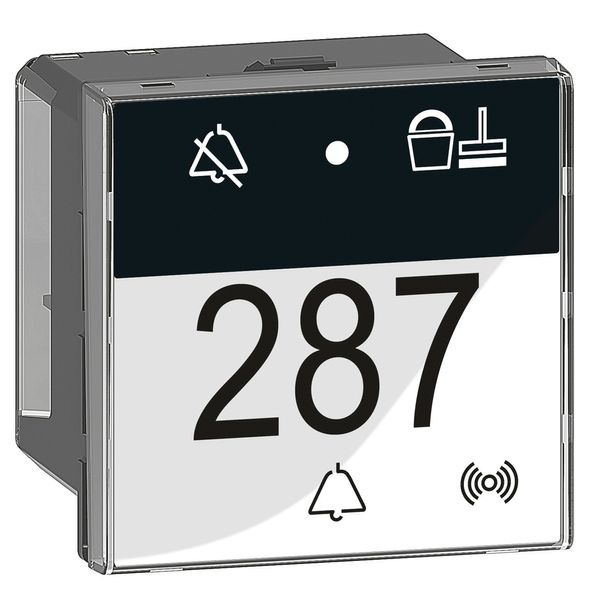 Control indicator Arteor for room management - with bell push-button image 1