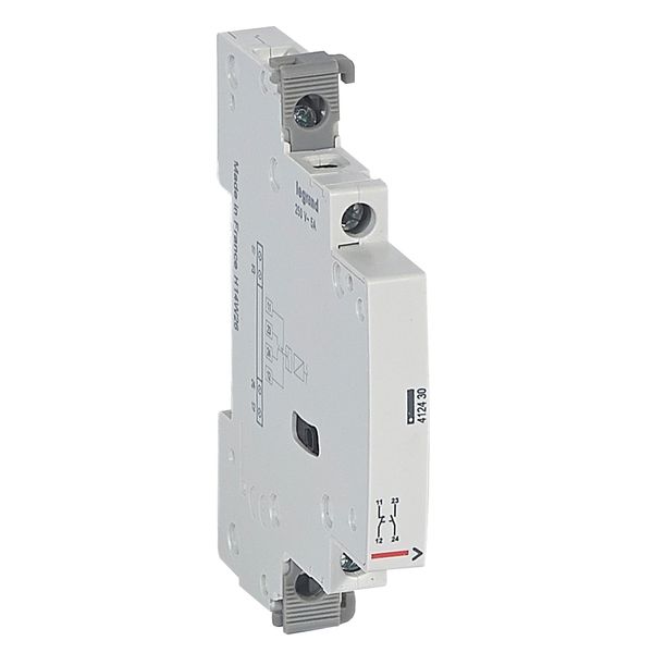 Signalling auxiliary - for 2 module contactor 25 A image 1