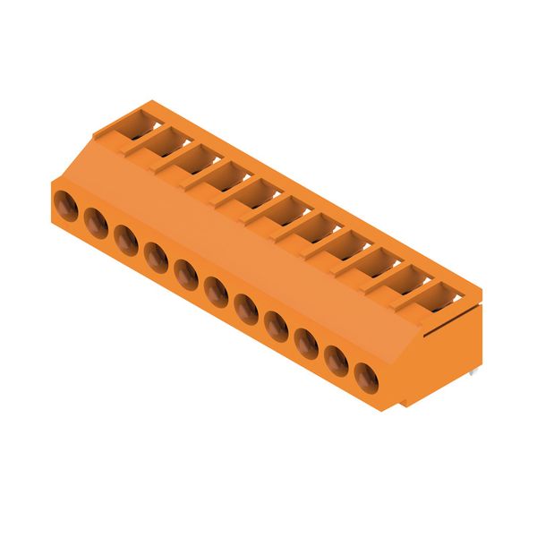 PCB terminal, 5.00 mm, Number of poles: 11, Conductor outlet direction image 2