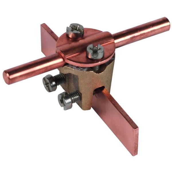 Saddle clamp RCB clamp. range 0.7-6mm with double cleat for Rd 7-10mm image 1
