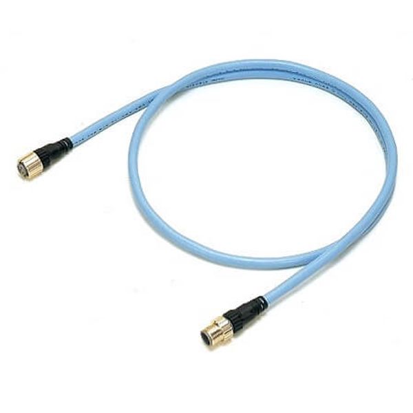 DeviceNet thin cable, straight M12 connectors (1 male, 1 female), 10 m image 1