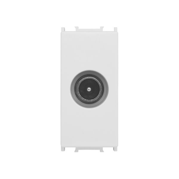 TV endsocket 1M 1dB, white image 1