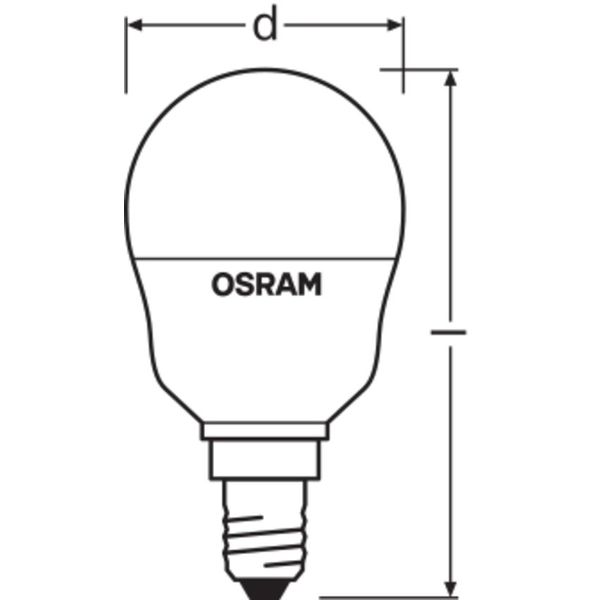 LED Retrofit RGBW lamps with remote control 25 FR 4.5 W/2700 K E14 image 3