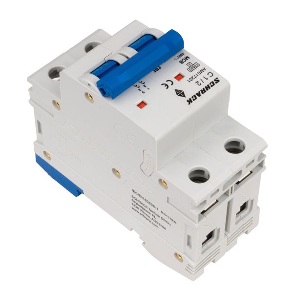 Miniature Circuit Breaker (MCB) AMPARO 10kA, C 1A, 2-pole image 5