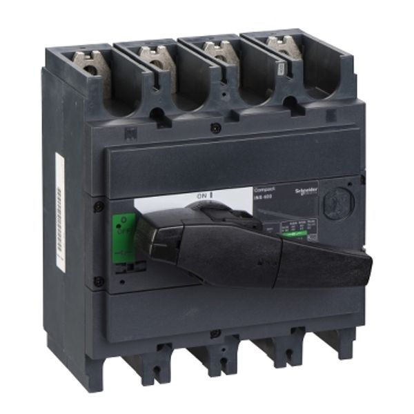 switch disconnector, Compact INS400 , 400 A, standard version with black rotary handle, 4 poles image 3