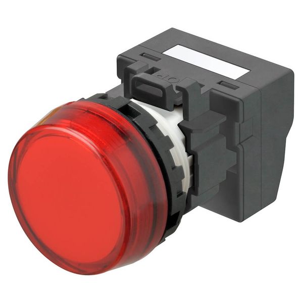 M22N Indicator, Plastic flat etched, Red, Red, 24 V, push-in terminal image 3