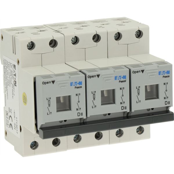 Fuse switch-disconnector, LPC, 25 A, service distribution board mounting, 3 pole, DII image 34