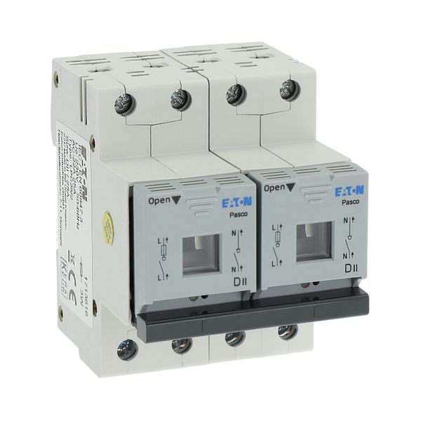 Fuse switch-disconnector, LPC, 25 A, service distribution board mounting, 2 pole, DII image 23