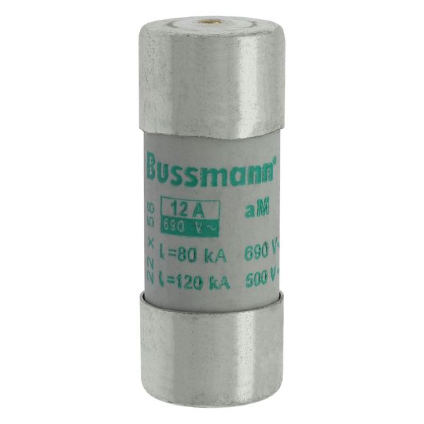 Fuse-link, LV, 12 A, AC 690 V, 22 x 58 mm, aM, IEC, with striker image 13