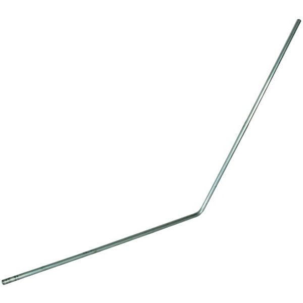 Air-termination rod D 10mm L 1000mm Al 55° angled, chamfered on both s image 1