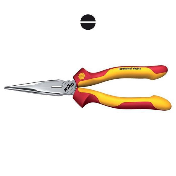 Classic long flat-nose pliers 160 mm image 1
