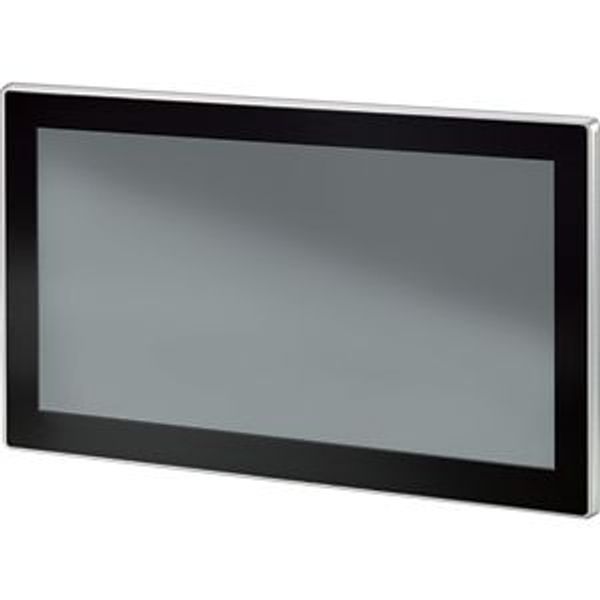 User interface with PLC, 24VDC, 15.6-inch PCT widescreen display, 1366x768 pixels, 2xEthernet, 1xRS232, 1xRS485, 1xCAN, 1xSD card slot image 15