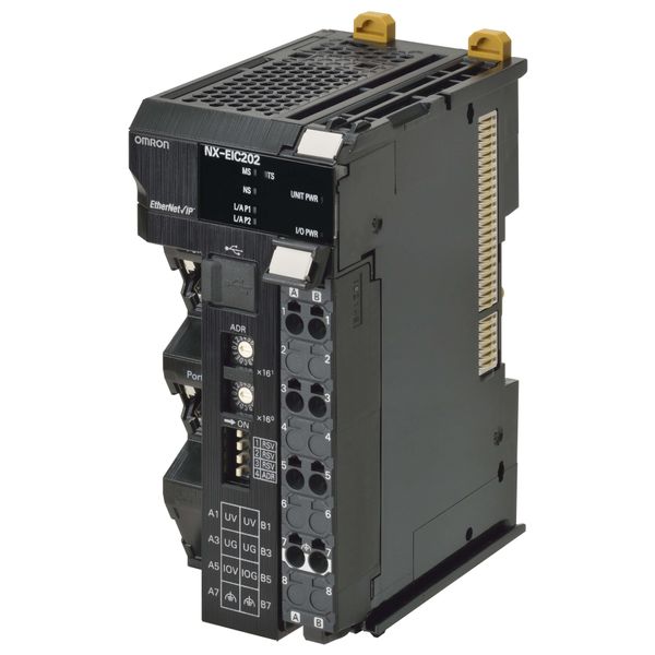 NX-series EtherNet/IP Coupler, 2 ports, supports local safety, 63 I/O image 2