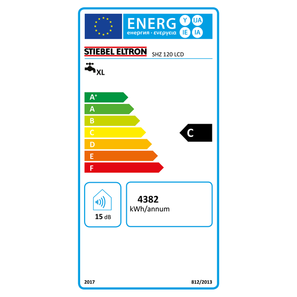 Wandboiler, SHZ 120 LCD, 120 l, 1 ton 6 kW, wit image 1