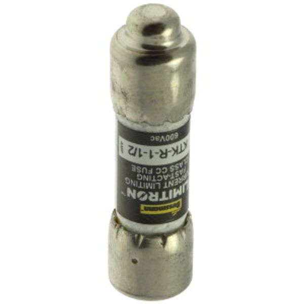 Fuse-link, LV, 1.5 A, AC 600 V, 10 x 38 mm, CC, UL, fast acting, rejection-type image 12
