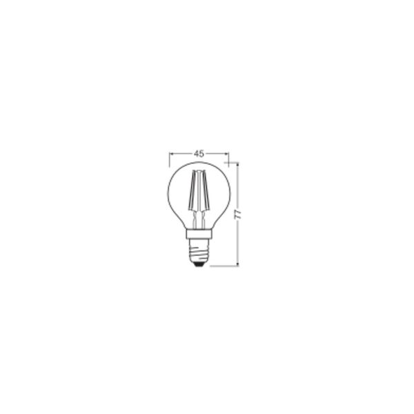 LED CLASSIC P ENERGY EFFICIENCY B S 2.5W 827 Clear E14 image 8