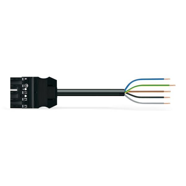 pre-assembled connecting cable;Eca;Plug/open-ended;white image 2