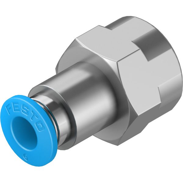 QSF-1/4-6-B Push-in fitting image 1