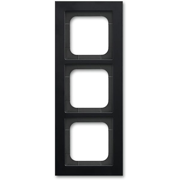 1723-275 Cover Frame Busch-axcent® black matt image 1