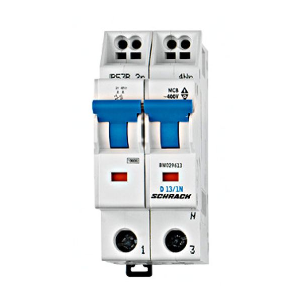 Miniature Curcuit Breaker (MCB) C, 6A, 1+N, 10kA, cag image 1