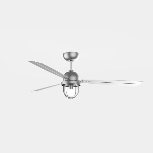 Fan IP20 Mariner E27 15W Satin nickel Satin nickel image 1