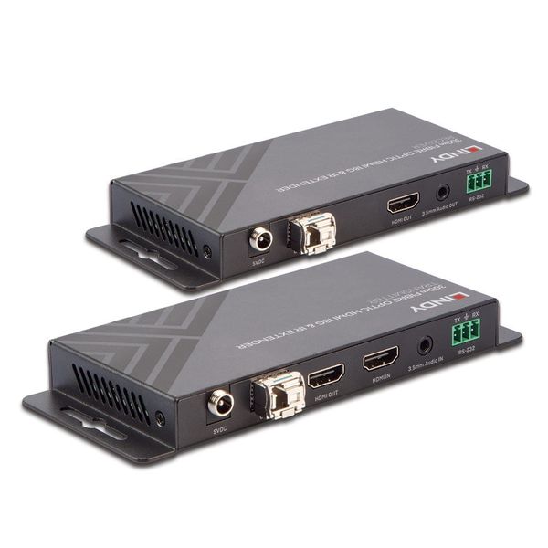 300m/1000m Fibre Optic HDMI 4K60, IR, RS232 & Audio Extender Extend 4K@60Hz signals up to 300m or 1000m over fibre optic cabling image 1