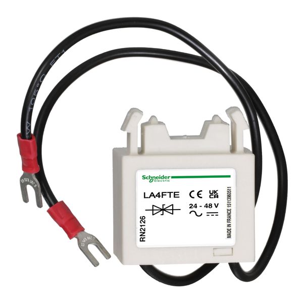 TeSys F - suppressor module - bidirectional diode - 24...48 V AC/DC image 3