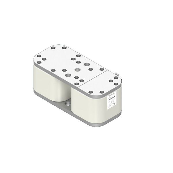 Fuse-link, high speed, 4000 A, AC 1000 V, 2 x size 4, 105 x 250 x 87 mm, aR, IEC, single indicator image 10