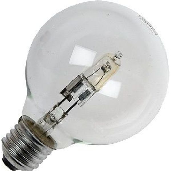 Eco Halo E27 Globe G80x117 230-240V 52W 2Khrs Clear image 1