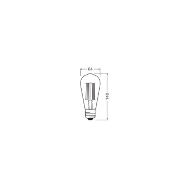 LED CLASSIC EDISON ENERGY EFFICIENCY A S 4W 830 Clear E27 image 10