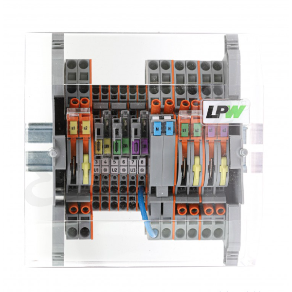 WAGO measuring strip with parallel modules, 14-track 230V image 1