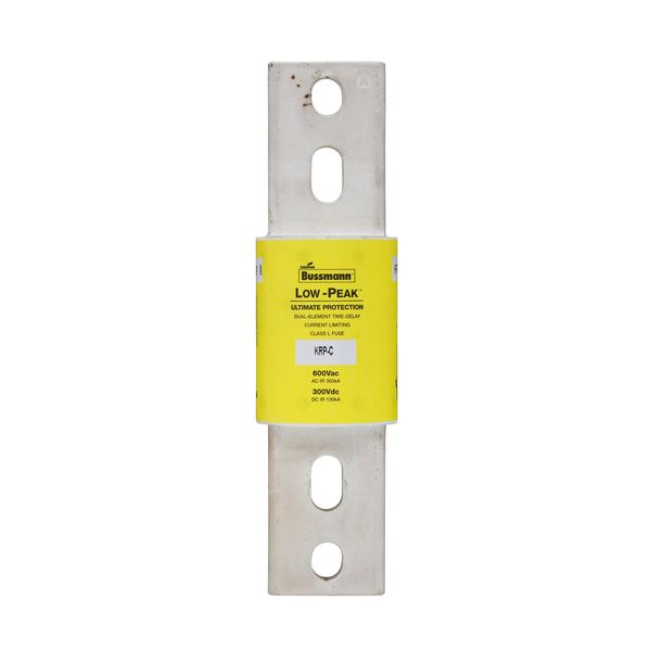 Eaton Bussmann Series KRP-C Fuse, Current-limiting, Time-delay, 600 Vac, 300 Vdc, 1600A, 300 kAIC at 600 Vac, 100 kAIC Vdc, Class L, Bolted blade end X bolted blade end, 1700, 3, Inch, Non Indicating, 4 S at 500% image 1