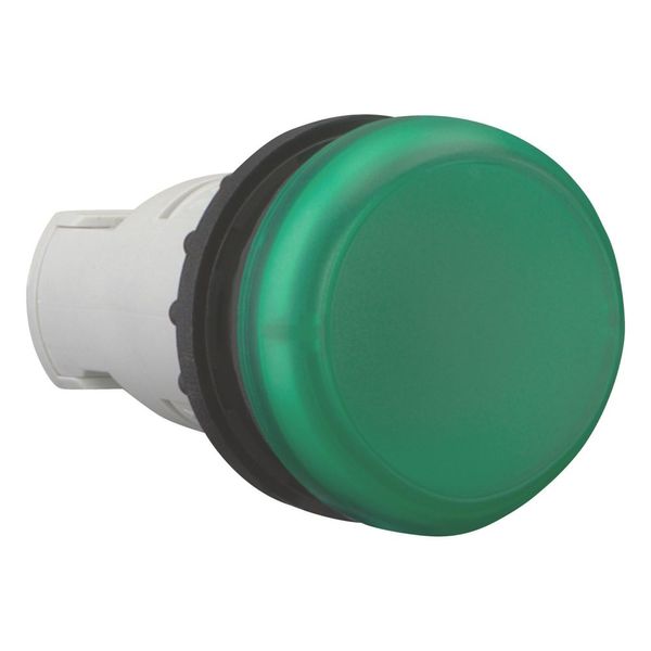 Indicator light, RMQ-Titan, Flush, without light elements, For filament bulbs, neon bulbs and LEDs up to 2.4 W, with BA 9s lamp socket, green image 7