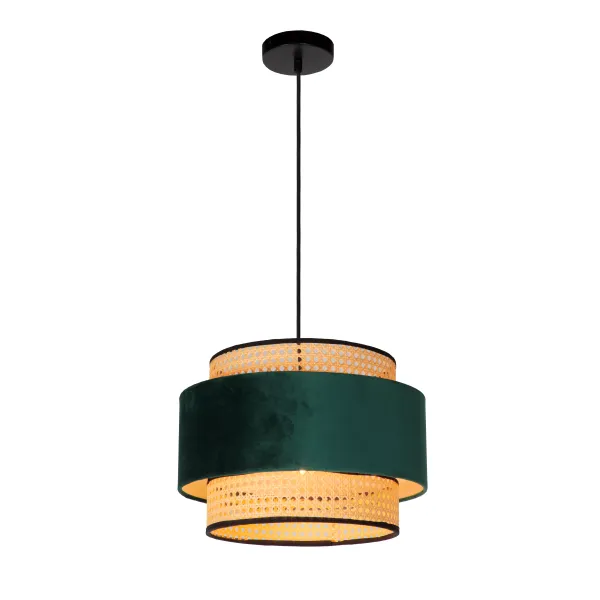 Lucide JAVOR - Pendant light - Ø 38 cm - 1xE27 - Green image 1