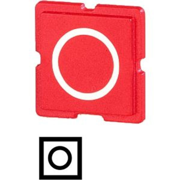 Button plate for push-button, Name: OFF, 25 x 25 image 4