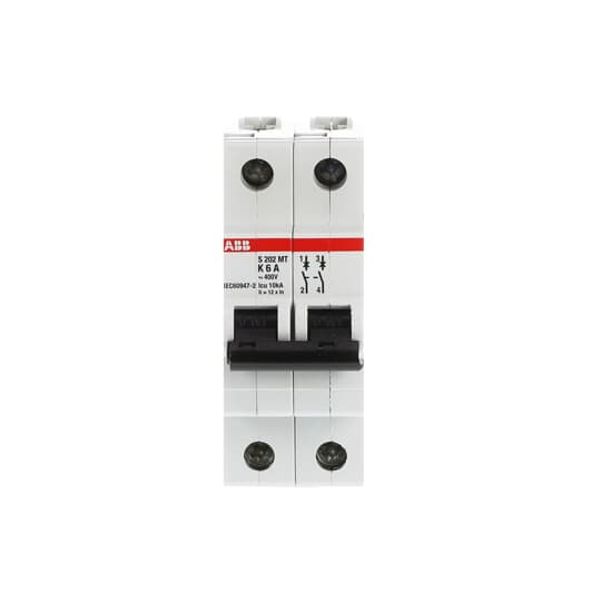 S202MT-K6 Miniature Circuit Breaker - 2P - K - 6 A image 4