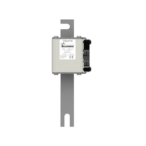 Fuse-link, high speed, 450 A, AC 1000 V, Size 2, 61 x 75 x 168 mm, aR, IEC, single indicator image 11