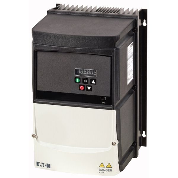 Variable frequency drive, 230 V AC, 1-phase, 15.3 A, 4 kW, IP66/NEMA 4X, Radio interference suppression filter, Brake chopper, 7-digital display assem image 3