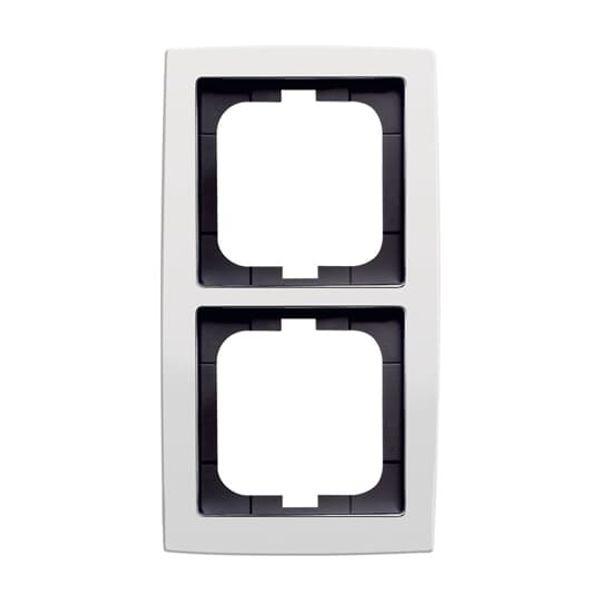 1722-84-500 Cover Frame future®, Busch-axcent®, solo®; carat® Studio white image 1