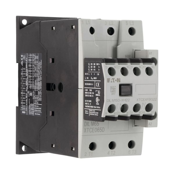 Contactor, 380 V 400 V 30 kW, 2 N/O, 2 NC, RDC 24: 24 - 27 V DC, DC operation, Screw terminals image 17