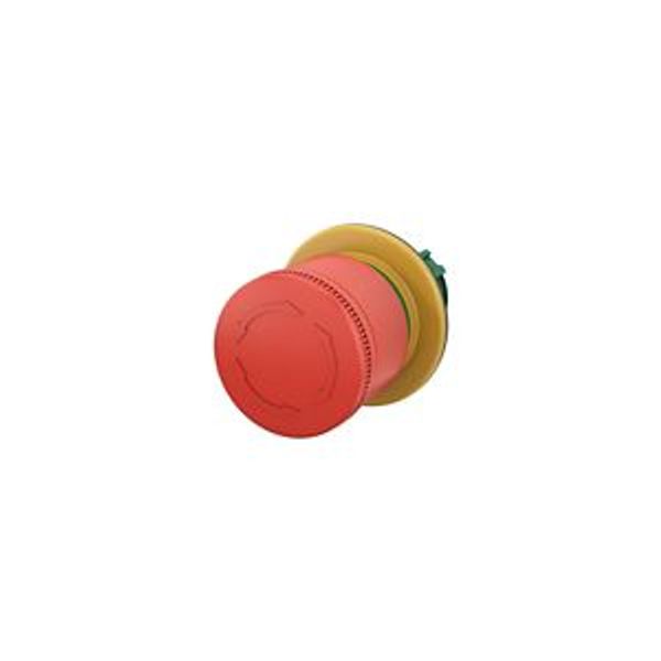 Emergency stop/emergency switching off pushbutton, RMQ-Titan, Mushroom-shaped, 30 mm, Non-illuminated, Turn-to-release function, Red, yellow image 5
