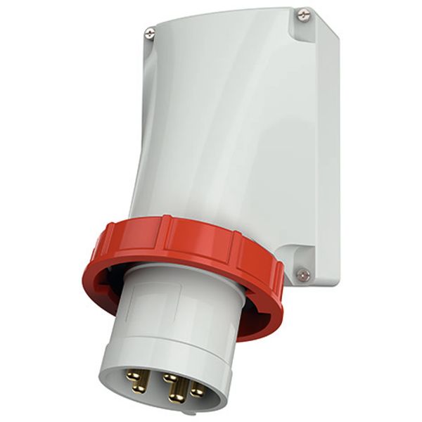 Wall mounted inlet, 63A5p6h400V, IP67 image 2