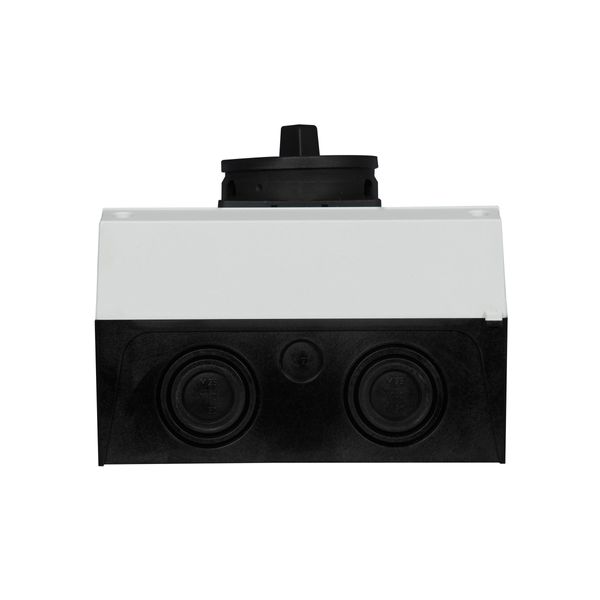 Main switch, P3, 100 A, surface mounting, 3 pole, 1 N/O, 1 N/C, STOP function, With black rotary handle and locking ring, Lockable in the 0 (Off) posi image 71