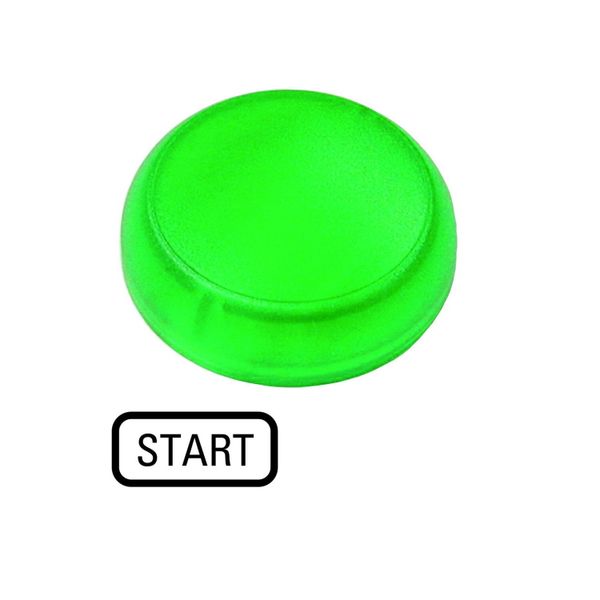 Lens, indicator light, green, flush, START image 3