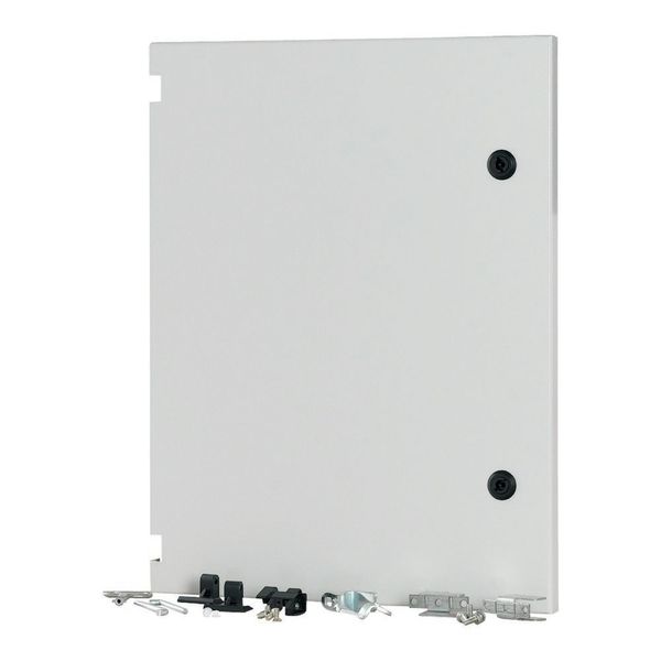 Section wide door, closed, HxW=550x425mm, IP55, grey image 3